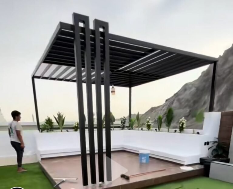 مظلات وجلسات خارجية (1)