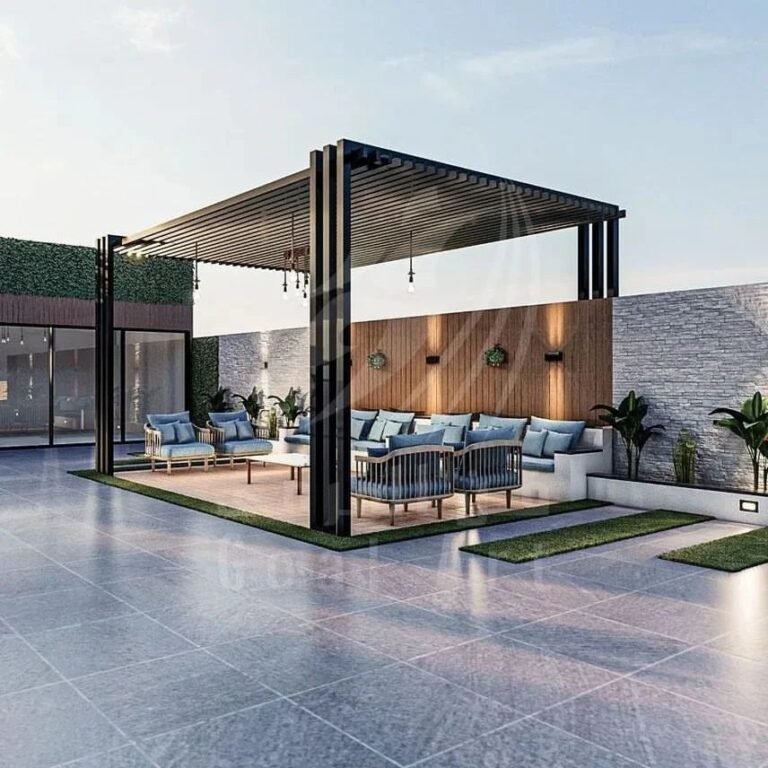 مظلات وجلسات خارجية (48)